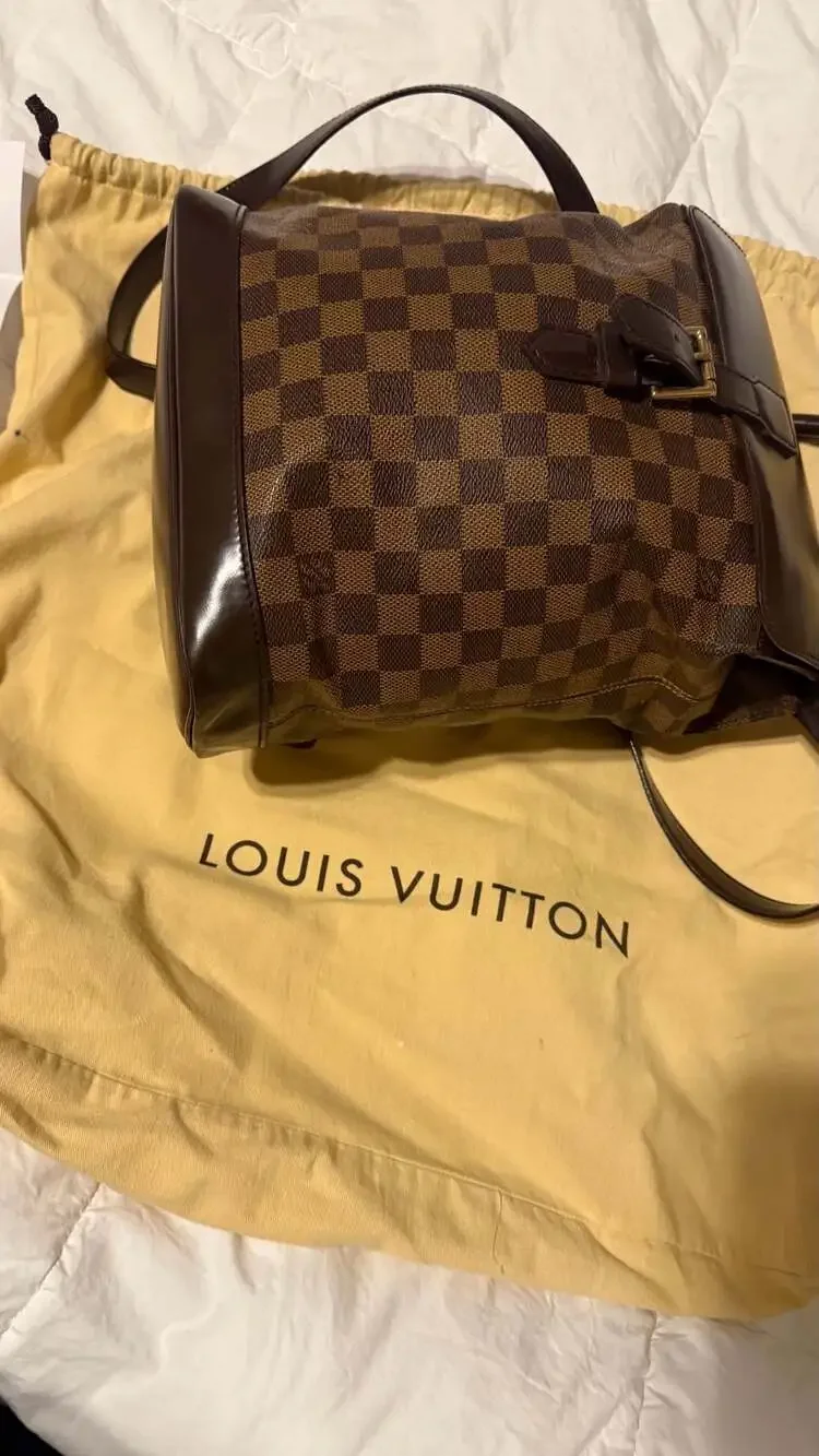 Louis Vuitton Damier Ebene Soho Backpack